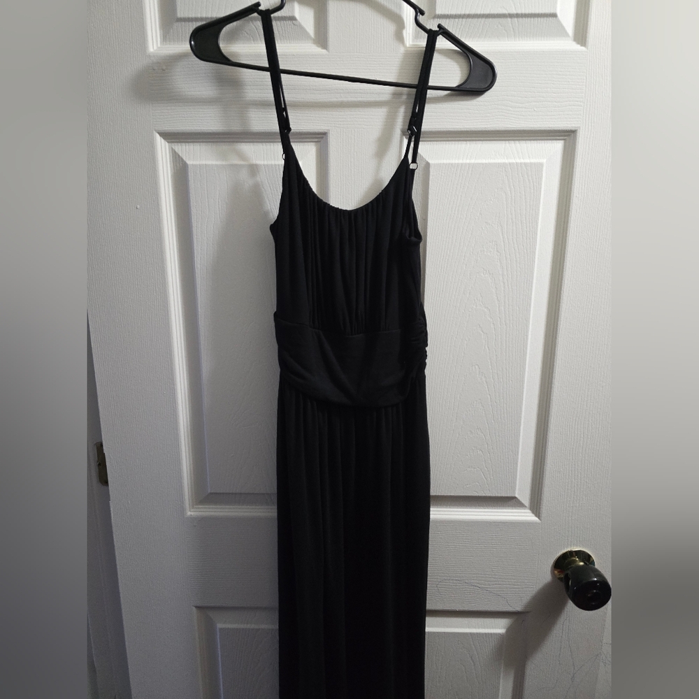 FIRM NWT Foxblood XS Black Selene Maxi Dress